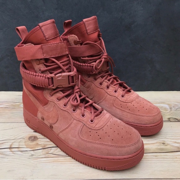 Nike SF Air Force 1 High in Dusty pink or peach rare - Picture 1 of 13